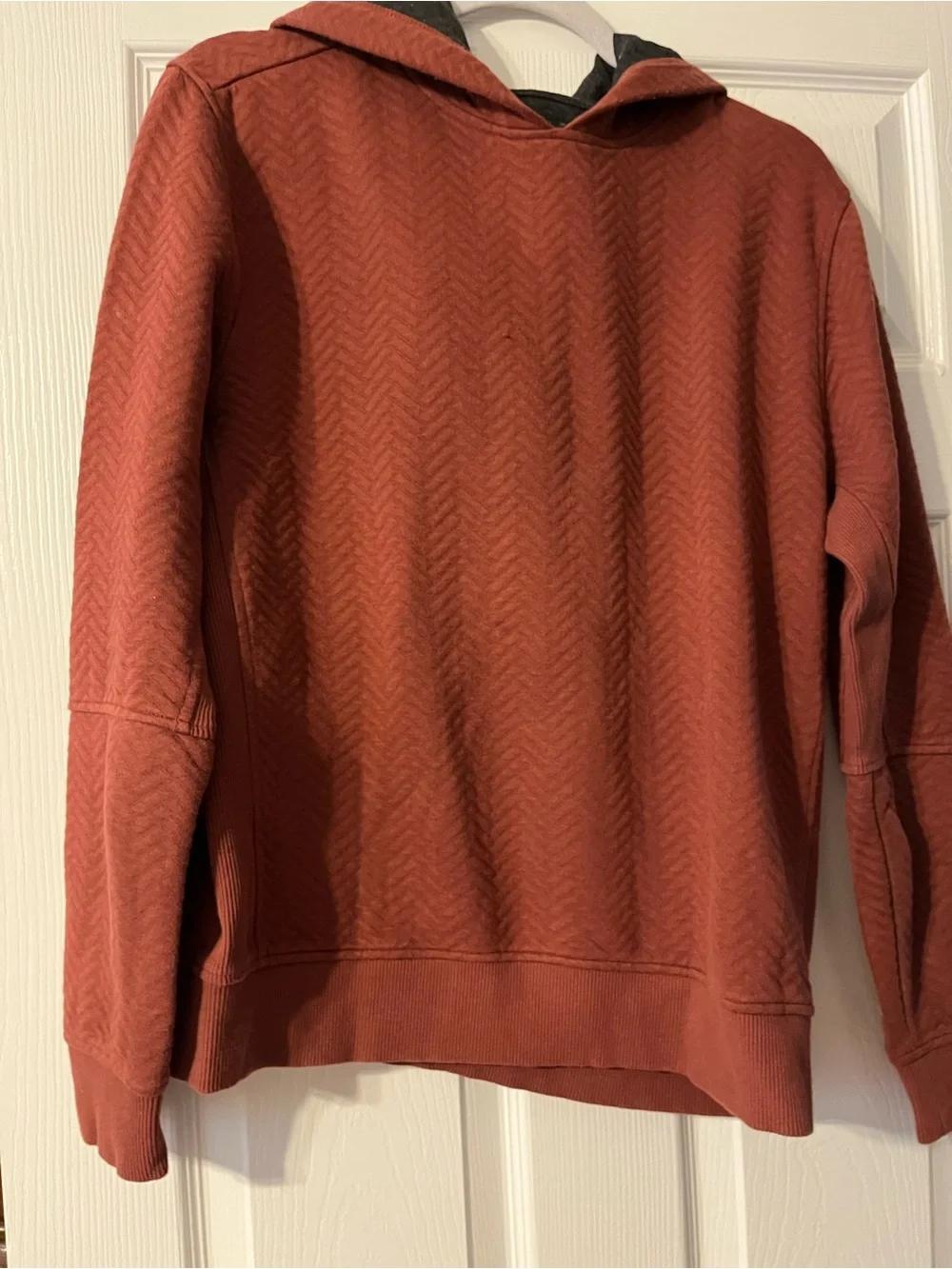 Men's Hooded Sweatshirt in Rust Banana Republic